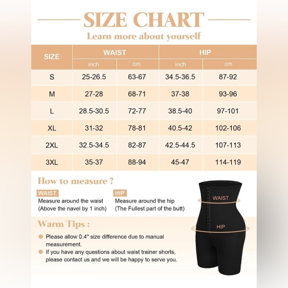 New FeelinGirl Tummy Control High Waisted Body Shaper Size 3XL - Picture 5 of 9